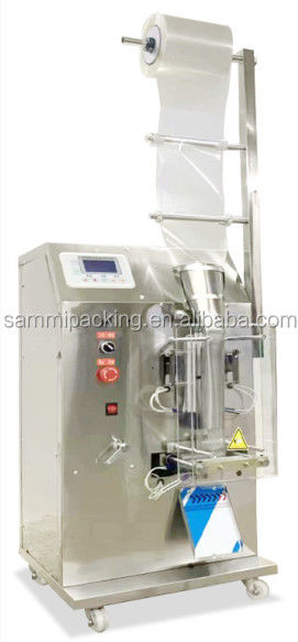 Neues Design 3 Seiten Siegel Kleine vertikale Verpackungsmaschine Automatische reine Flüssigkeit Saft Sauce Taschenverpackungsmaschine