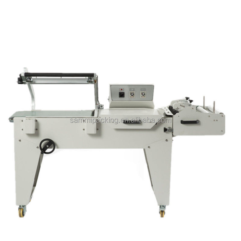 Neue Konstruktion 2 in 1 L Stangversiegelungsmaschine L-Typ Versiegelungs-Schneidmaschine und BS-A450 Wärmeschrumpf-Tunnel-Verpackungsmaschine