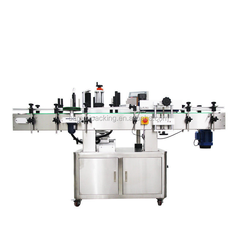 Aufkleber Etiketten Applikator Wasserampulle Durchstechflasche Automatische Runde Glasflaschen Etikettiermaschine