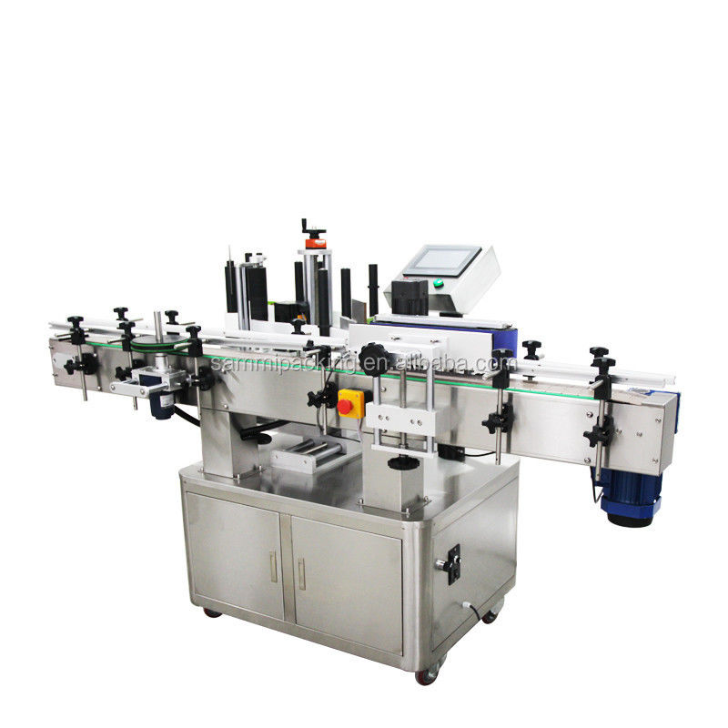 Aufkleber Etiketten Applikator Wasserampulle Durchstechflasche Automatische Runde Glasflaschen Etikettiermaschine