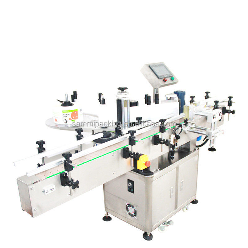 Aufkleber Etiketten Applikator Wasserampulle Durchstechflasche Automatische Runde Glasflaschen Etikettiermaschine