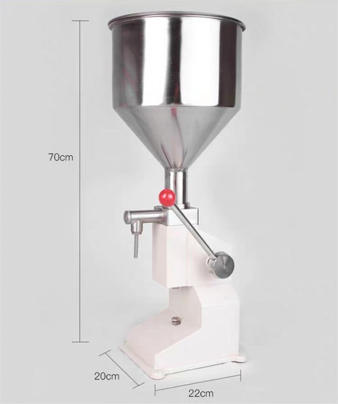 A03 Manuelle Flaschenfüllmaschine für Marmelade, Sahne, Paste, Saft, Zahnpasta, Lotion, Honigöl, Flüssigkeitsfüllmaschine