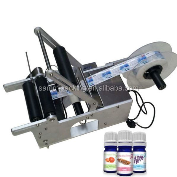 MT50 Semi-automatische Rundflaschen-Kennzeichnungsmaschine Semi-automatischer Etikettierer Semi-automatische Etikettiermaschine