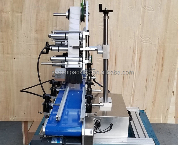 Automatische Aufkleber-Flachflaschen-Kennzeichnungsmaschine elektrisch angetrieben