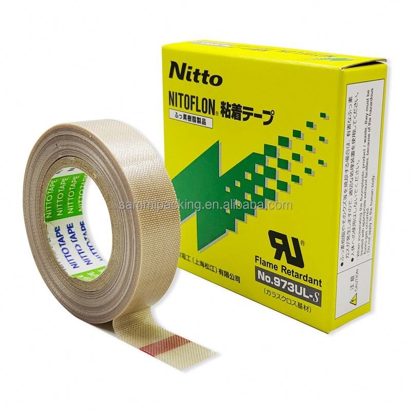 Nitto 973UL Nitto 903 PTFE Glasfaserteppich Filmband zum Versiegeln Nitto Band 0,13 mm × 13 mm × 10 m 973UL-S