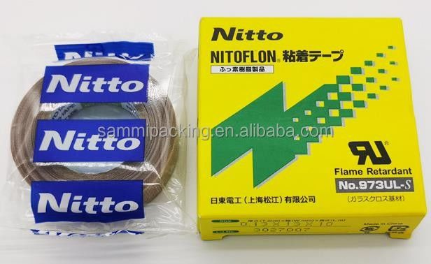 Nitto 973UL Nitto 903 PTFE Glasfaserteppich Filmband zum Versiegeln Nitto Band 0,13 mm × 13 mm × 10 m 973UL-S
