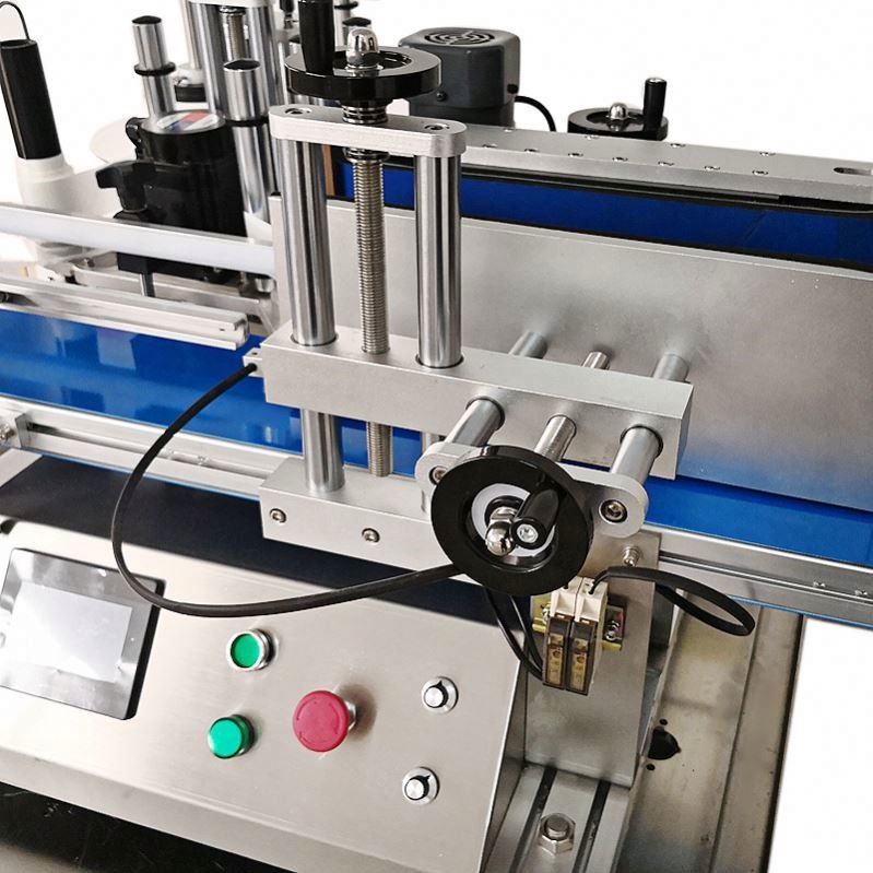 Der niedrigere Preis und der heiße Verkauf Tischplatte Automatische Etikettiermaschine für runde Flasche
