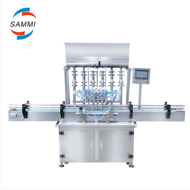 Automatische Produktionsmaschine Flasche Flüssigkeitsfüllung Deckel Etikettierung Linie Edelstahl Ölfüllmaschine Lippenöl Milch