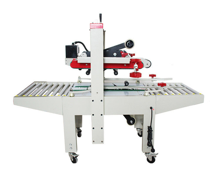Fxj-6050 Hochgeschwindigkeitsverstellbares Top-Bottom-Tape Elektrische stabile automatische Kartons Schachteln Schachtelversiegelung Kartonversiegelungsmaschine