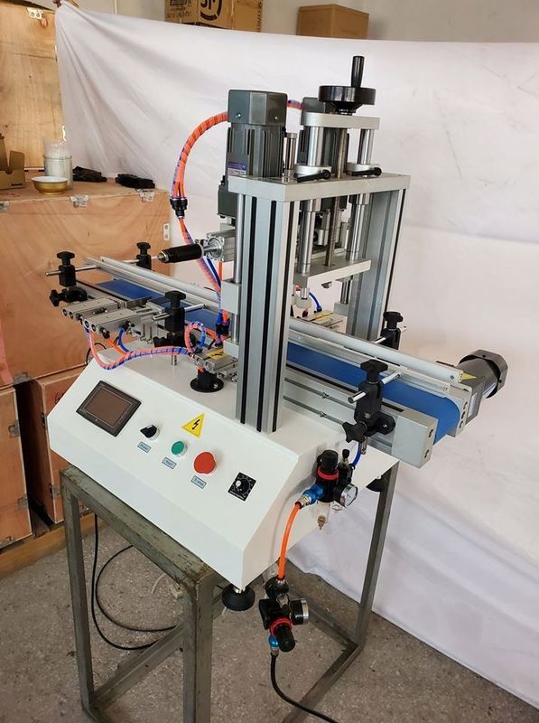 Halbautomatische Flaschenverschlussmaschine aus Edelstahl