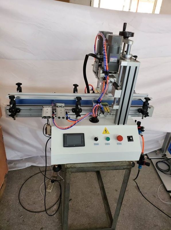 Halbautomatische Flaschenverschlussmaschine aus Edelstahl