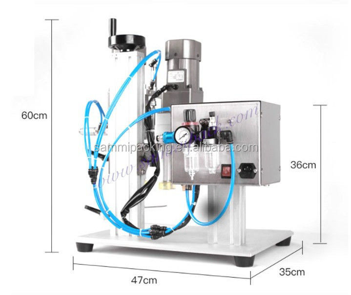 Neues Produkt Halbautomatische Sprühverschlussmaschine für alle Arten von Verschlüssen
