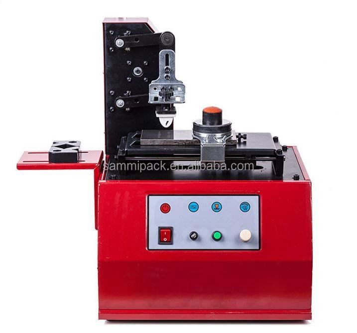 Schreibtisch-Tintepad-Datum-Code-Drucker für Flasche Metallkarton TDY-300