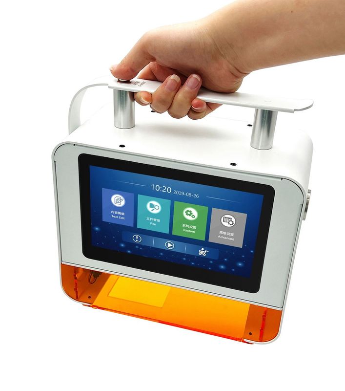 220V 50HZ Handheld Laser Markierungsmaschine für Verfallsdatum Charge Code QR Code