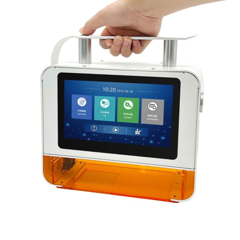 220V 50HZ Handheld Laser Markierungsmaschine für Verfallsdatum Charge Code QR Code