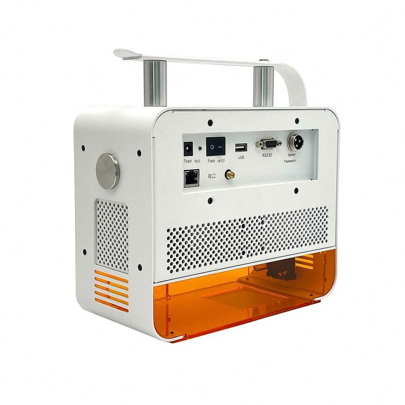 220V 50HZ Handheld Laser Markierungsmaschine für Verfallsdatum Charge Code QR Code