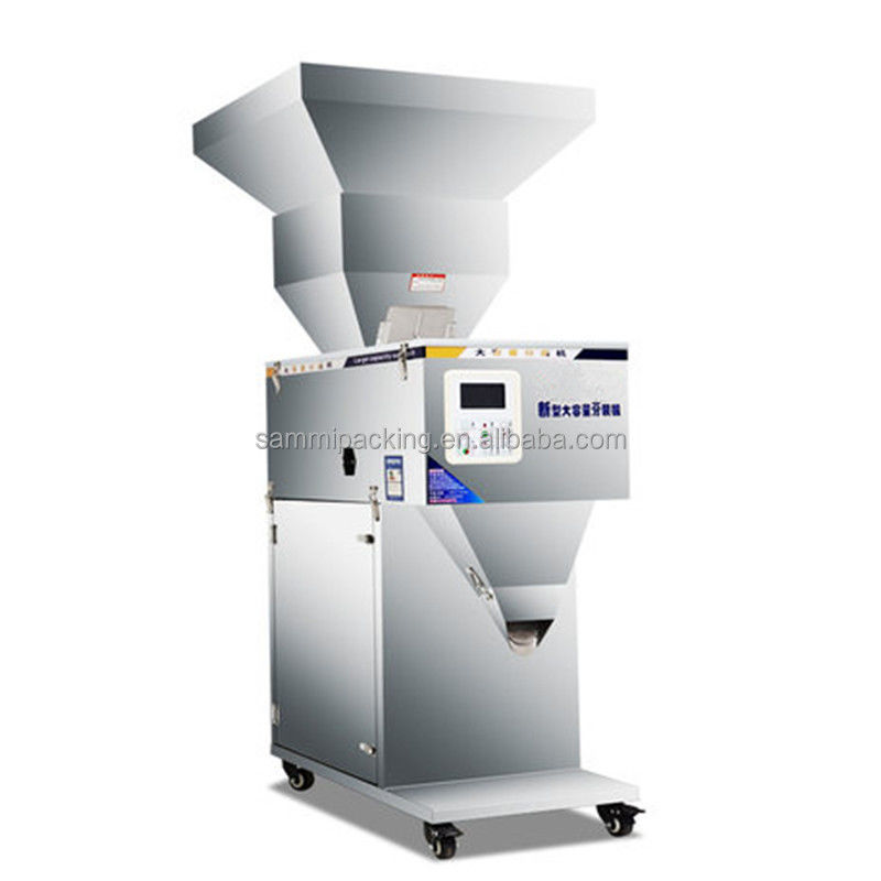 100-2500g Halbautomatische Pulverfüllmaschine für bequeme Kaffee- und Gewürzverpackungen