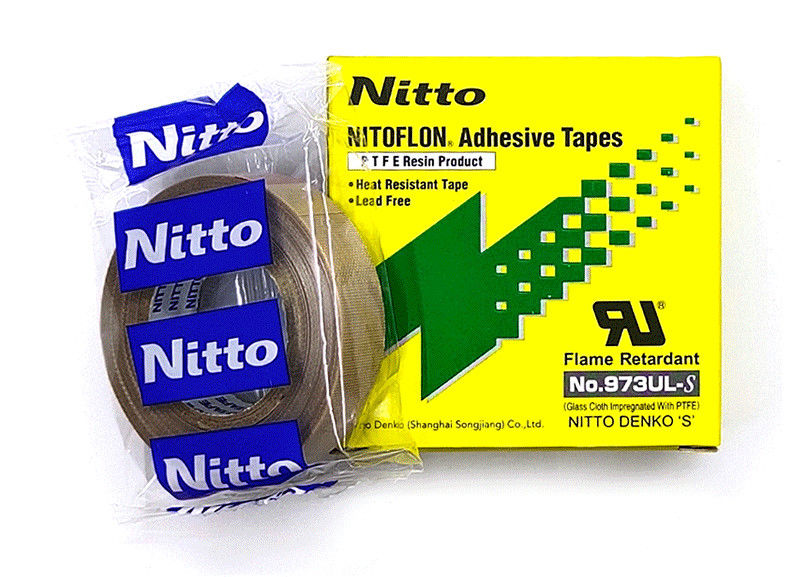 Original Nitto Denko PTFE-Band Wärmebeständiges Band für die elektrische Isolierung PTFE-Klebband 973UL-S