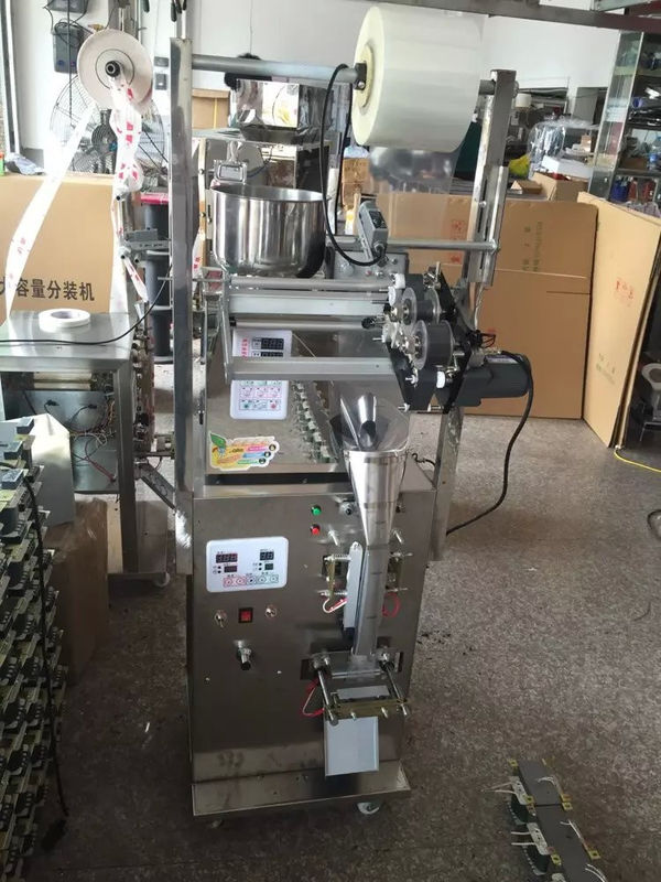 Halbautomatische elektrische Teebeutelverpackungsmaschine aus Edelstahl und Pulver, gefüllt mit zuverlässigen Motorkernkomponenten