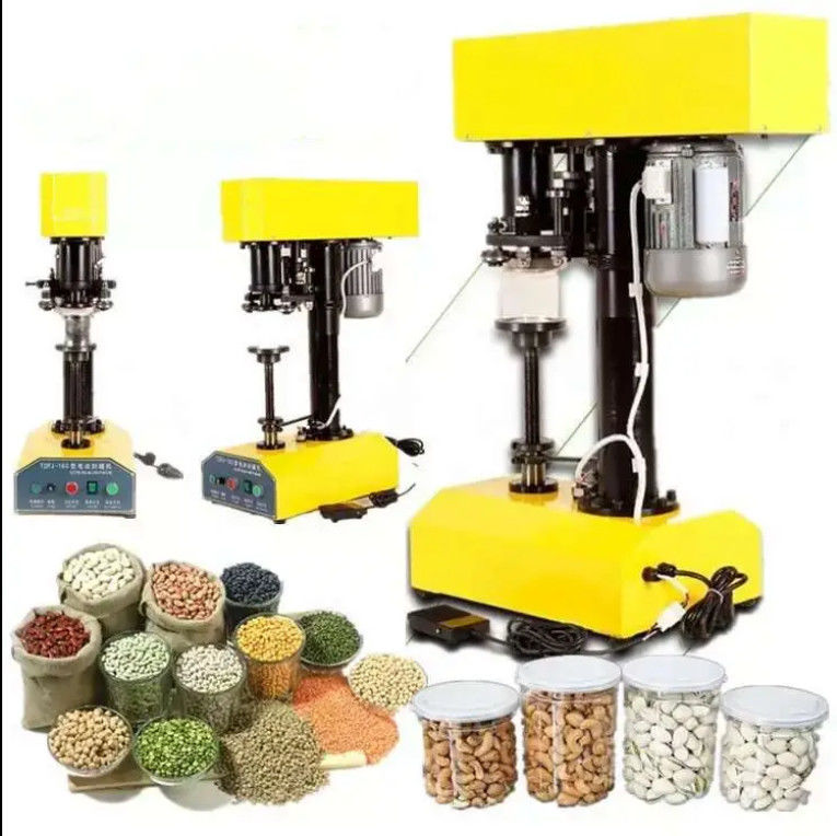 TDFJ-160 Dose Seamer Schließung Thunfisch Paste Zinn Pet Aluminium Dose Versiegelung Nähmaschine