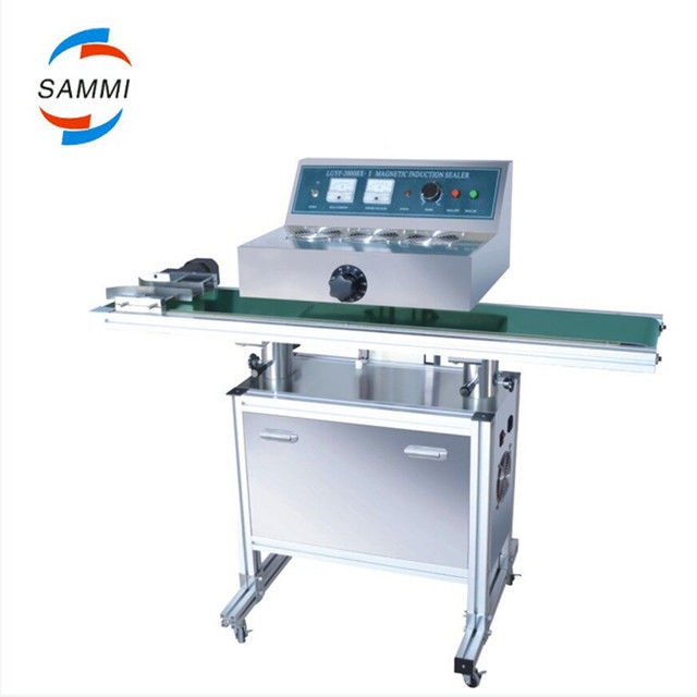 Automatische Flaschen-Aluminiumfolie-Induktionsdichtung Maschine Boden-Typ Luftkühlung