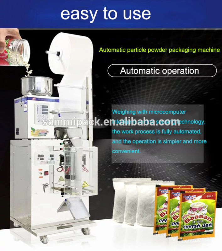 Multifunktionelle Granule Gewürz Zucker Teebeutel Vertikalform Verpackung Fülldichtungsmaschine