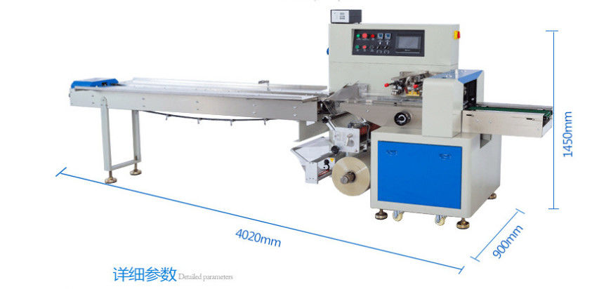 Kissenart Seifenstange automatische Verpackungsmaschine vielseitig
