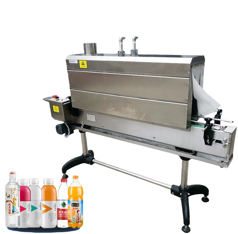 Automatische Heizflasche Schrumpfhalter-Kennzeichnungsmaschine Schrumpfhalter-Applikator mit Dampftunnel