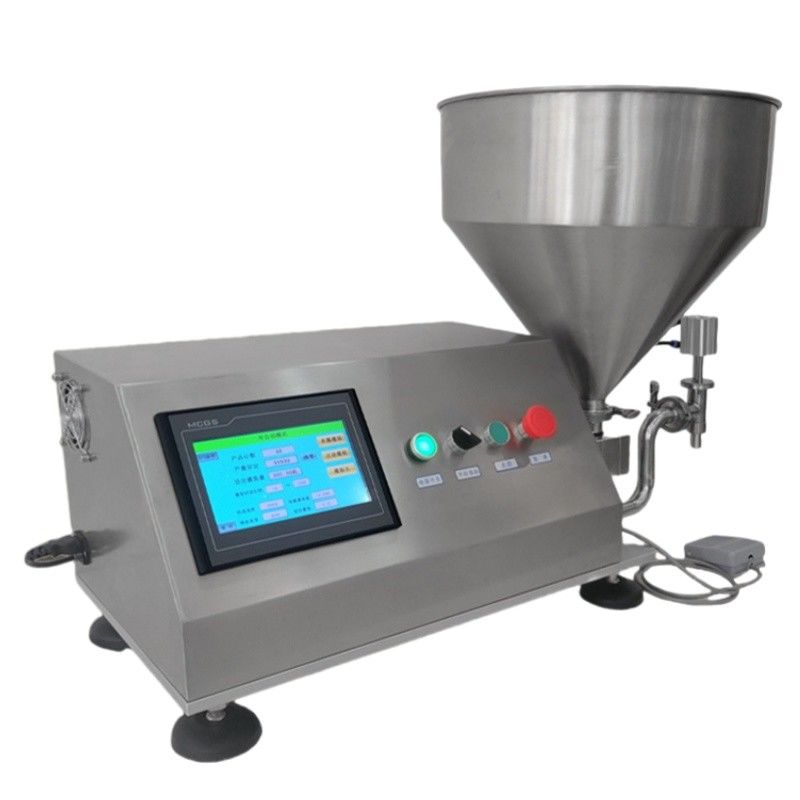 Halbautomatische Rotationsservo-Rotorröhrchen-Getriebepumpe Kolben Dicke Ölcreme Paste Füllmaschine Dispenser für dicke Flüssigkeiten