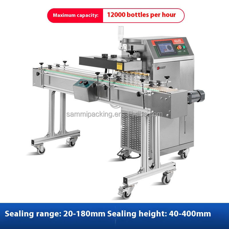 Automatische Luftkühl-Induktionsdichtmaschine für Flaschenboden-Typ Kontinuierliche Induktionsdichtmaschine Aluminiumdeckeldichtmaschine