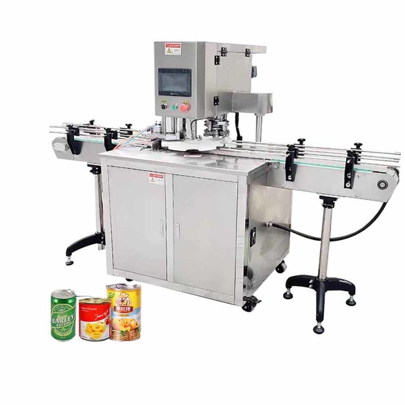 DFJ-160 Dosenverschließmaschine zum effizienten Verschließen von Thunfischpasten-Dosen aus Weißblech und Aluminium