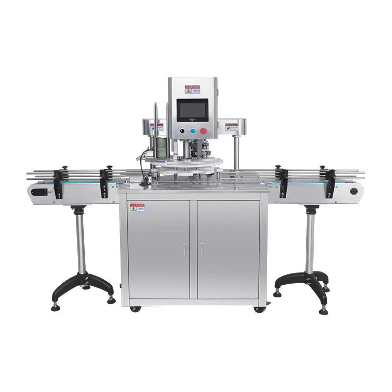 DFJ-160 Dosenverschließmaschine zum effizienten Verschließen von Thunfischpasten-Dosen aus Weißblech und Aluminium