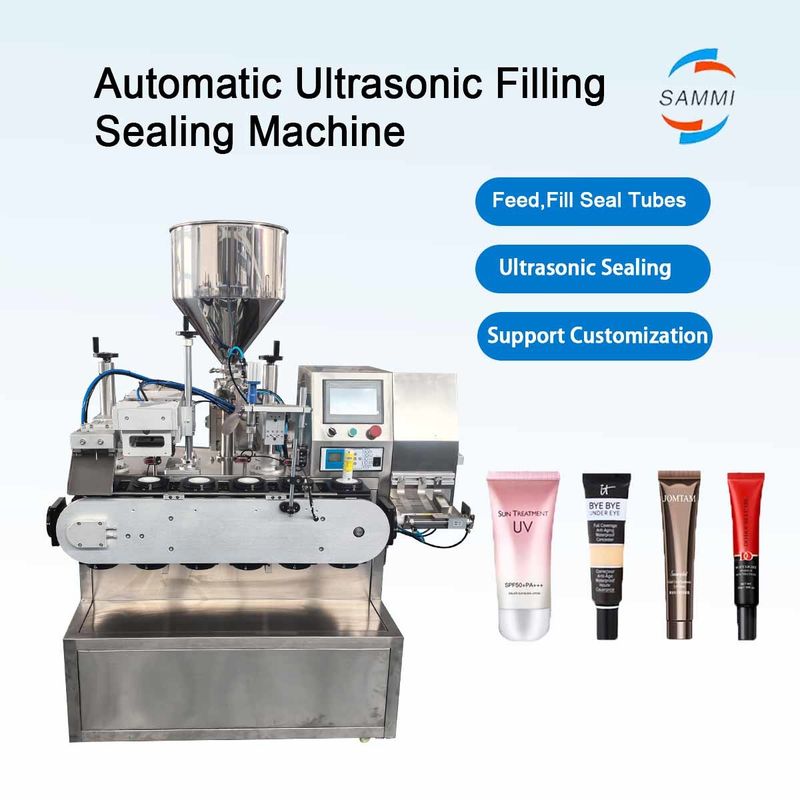 Professionelle Ultraschall-Weichrohr-Füll- und Verschließmaschine für die automatische Verpackung von Kosmetikcreme