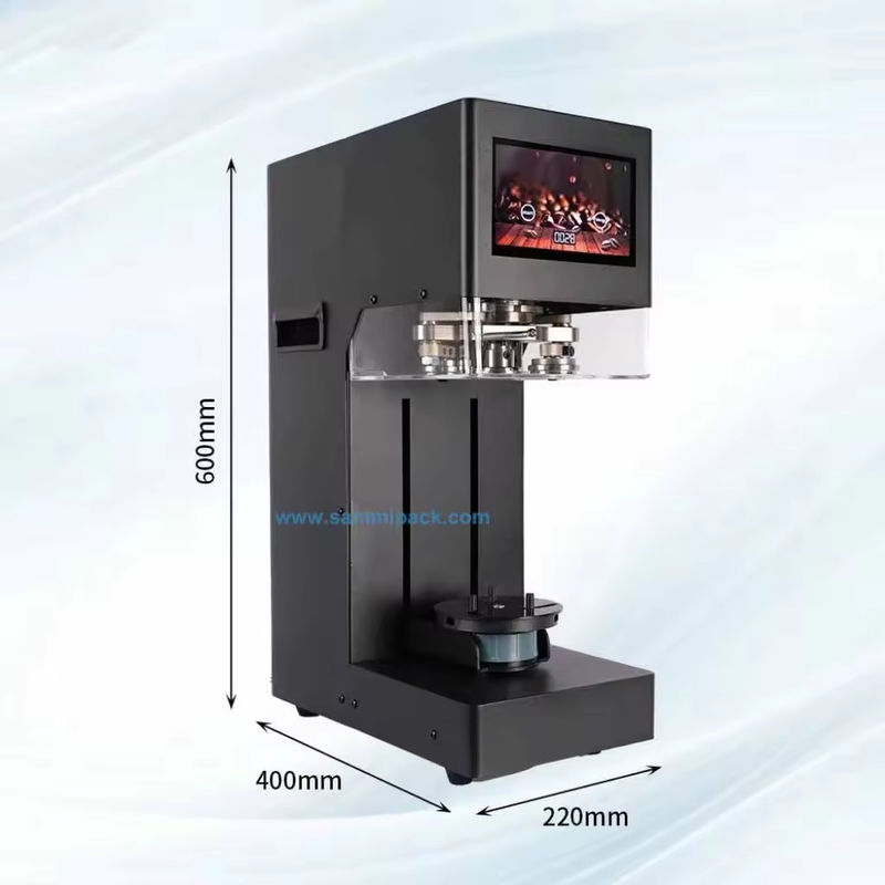 Elektrische Versiegelungsmaschine für den einfachen Betrieb von Industrie Konserven Lebensmittel Snacks Tee Papier Zinn kann Deckel