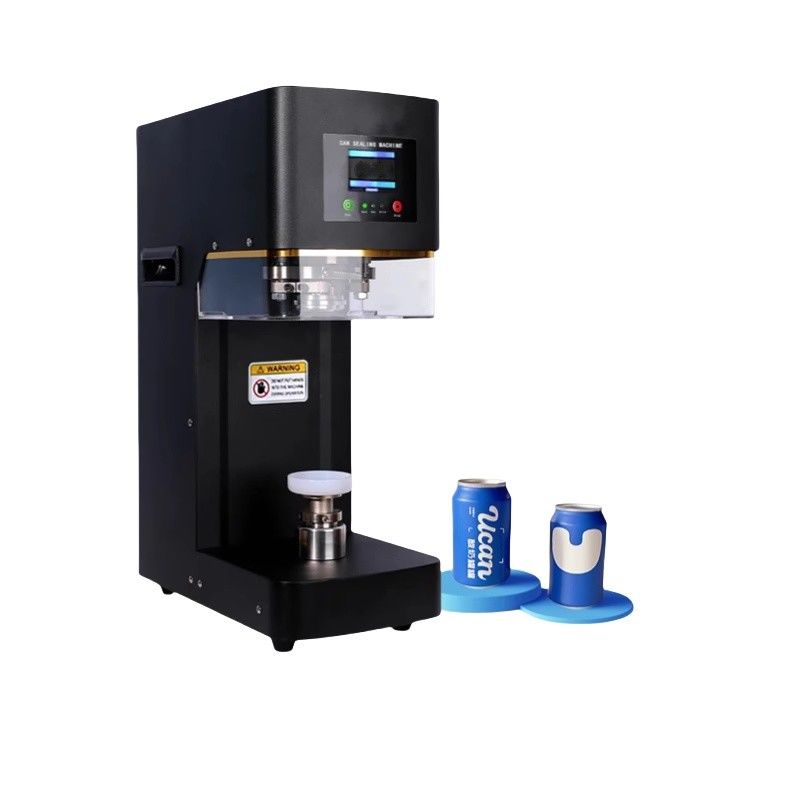 Bubble Tea Can Sealing Machine - Automatischer PET/Soda Can Seamer für Milch-Tee-Läden, Saft- und Kaffeepakete