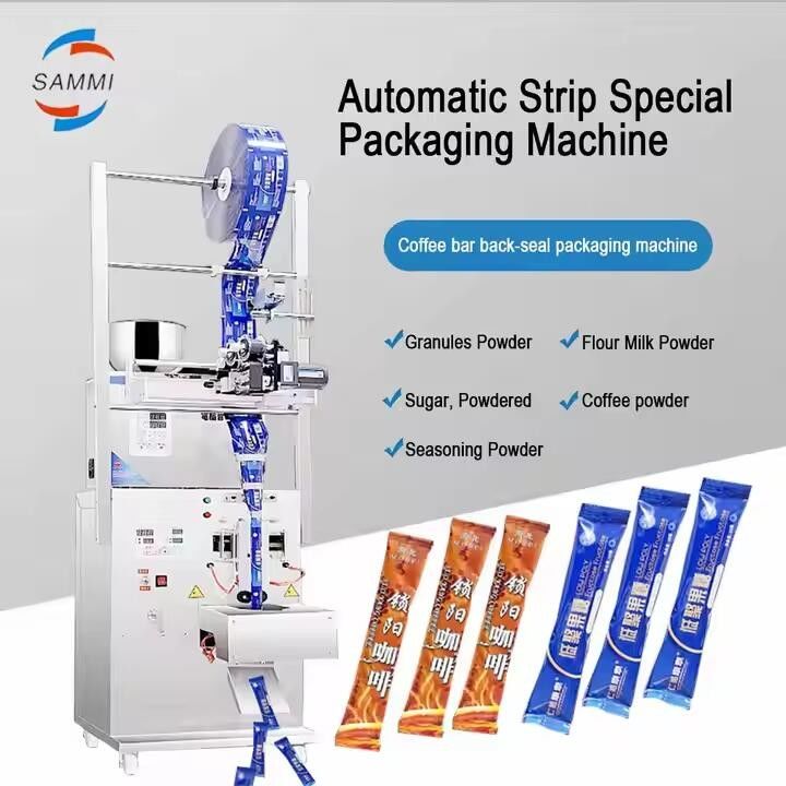 Fabrikpreis Teepulverververpackungsmaschine Zucker Salz Kaffee-Stick Taschenverpackungsmaschine mit Heißstempel-Coder