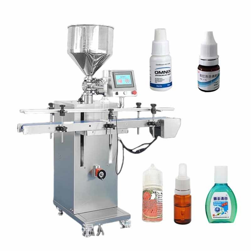 Vertikale Paste-Abfüllmaschine mit Kunststoffverpackung, Förderband und Touchscreen, einfache Bedienung