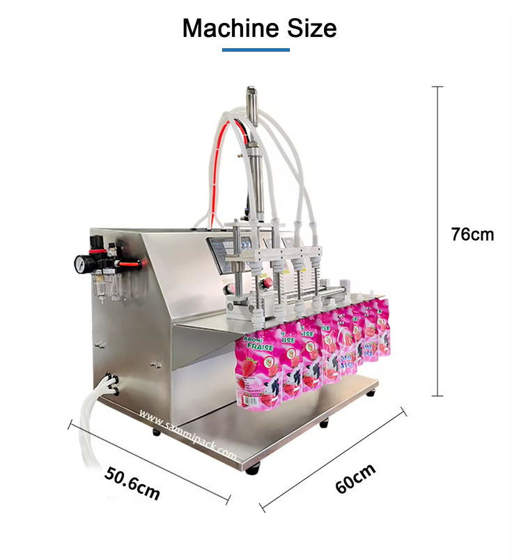 Hochgeschwindigkeits-automatische Sirup-Taschenfüllmaschine Honig-Spout-Tasche-Verpackungsmaschine Flüssigkeitsfüll- und Abdeckmaschine