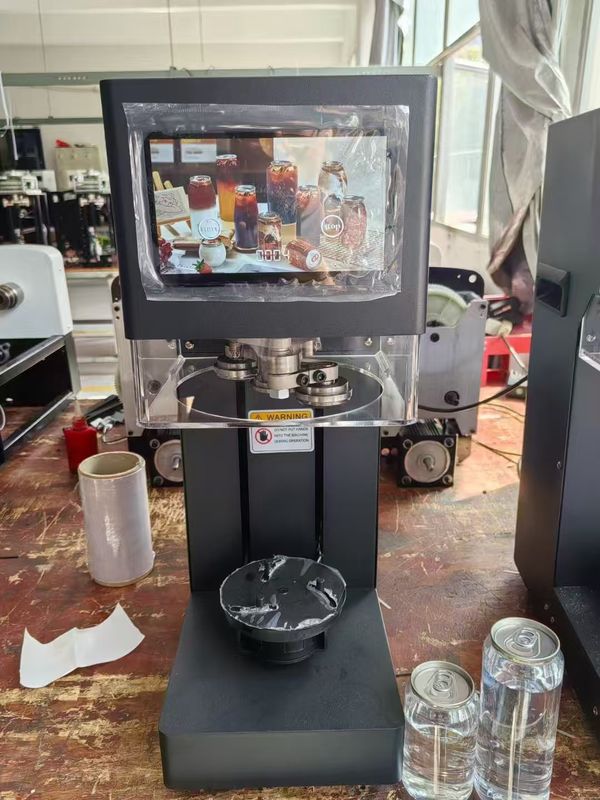 Intelligente Dosenversiegelungsmaschine mit Touchscreen für Tierfutter-Thunfischdosen, Limonaden-Konservierungsmaschine, Kunststoffdosen-Verschließmaschine