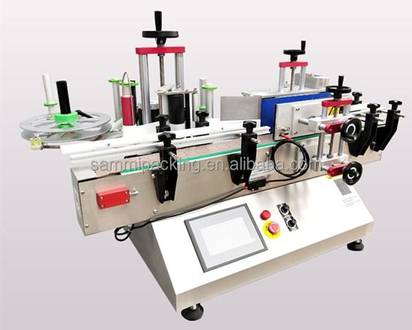 SMTBJ-50C Automatische Selbstklebflasche/Weinflasche/Haustierflaschen-Kennzeichnungsmaschine für runde Flaschen Vollautomatische Hochgeschwindigkeits-Kennzeichnungsmaschine