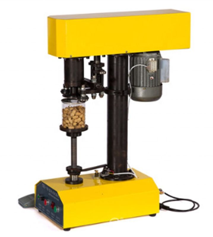 Heißer Verkauf TDFJ-160 Lebensmittelkonserven Kunststoffbehälter Glasbehälter Aluminium Bier Blechdosen Deckel Dosenversiegelungsmaschine