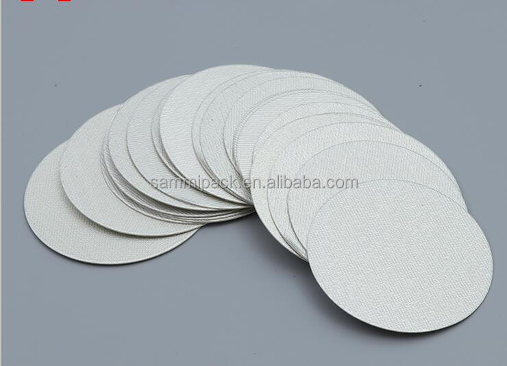 Glas-Induktions-Aluminiumfolien-Siegeleinlage, PET 70 mm, Aluminiumfolien-Wachspapier-Kunststofffolie