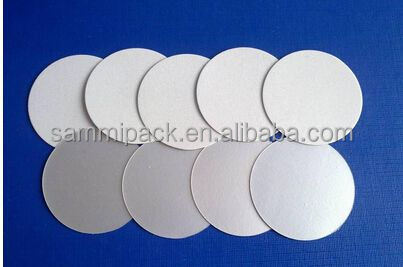 Glas-Induktions-Aluminiumfolien-Siegeleinlage, PET 70 mm, Aluminiumfolien-Wachspapier-Kunststofffolie