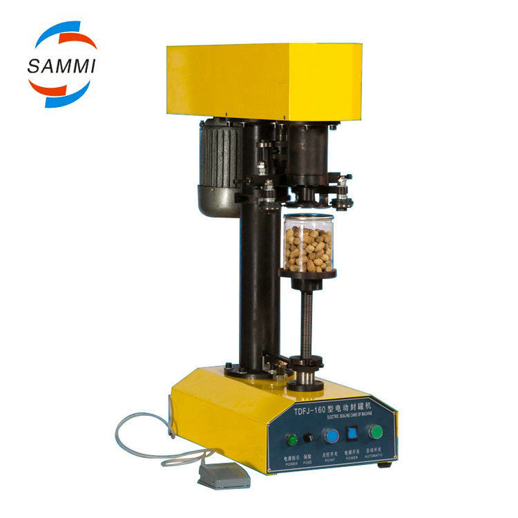 100% Garantie Tdfj-160 Pet Flaschen Versiegelungsmaschine / Dose Versiegelungsmaschine / Dose Versiegelungsmaschine für Dose