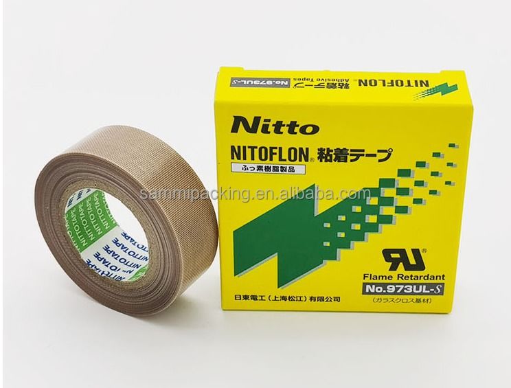 NITTO PTFE 973UL 13mm19mm Teflon Silikon Hochtemperatur Hitzebeständiges Dichtungsband