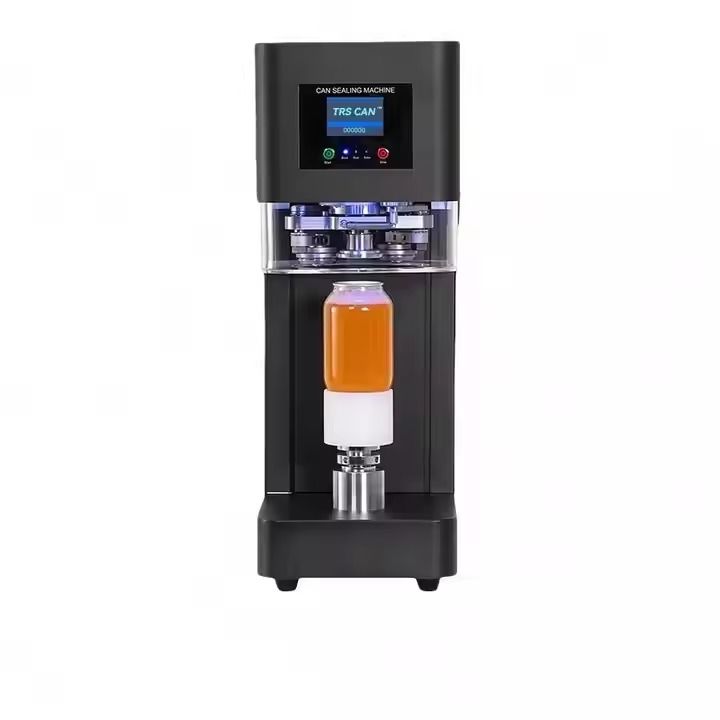 Heißer Verkauf Halbautomatische Dosenversiegelungsmaschine PET/Aluminium/Blechdosen-Verschließer für Getränke, Bubble Tea, Soda, Saft, Kaffee, Fabrikpreis