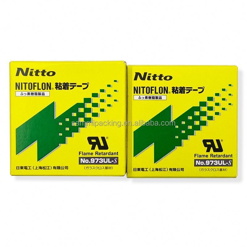 Nitto 973UL Hochwertiges Wärmebeständiges PTFE Klebeband aus Silikon