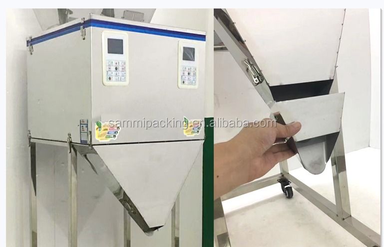 Hochwertige 50-5000g Pulverfüllmaschine Automatische Partikel Tee Getreide Nüsse Verpackung Wiegefüller Verpackungsmaschinen