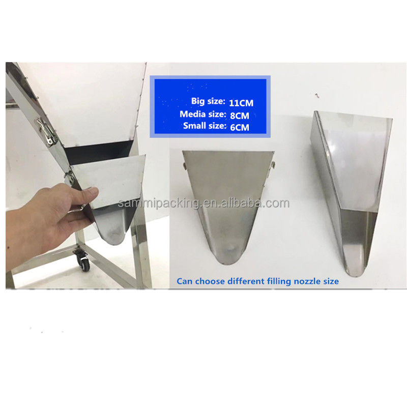 Fabrikpreis Mehrzweck-Pulver-Korn-Wiege- und -Abfüllmaschine, Beutel-Abfüllmaschine für Tee mit großem Trichter