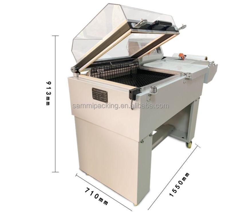 2-in-1 FM-5540 Schrumpftunnel-Schrumpfverpackungsmaschine für Flaschen/Kartons